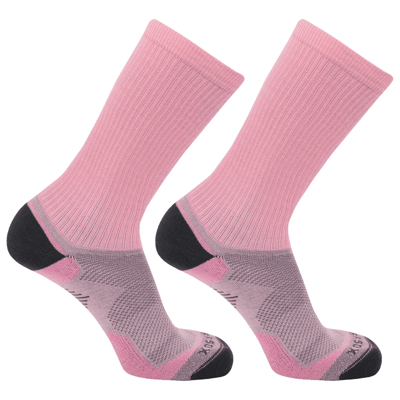 Pearsox All Terrain Series Crew Socks - Bubblegum Pink - HIT a Double