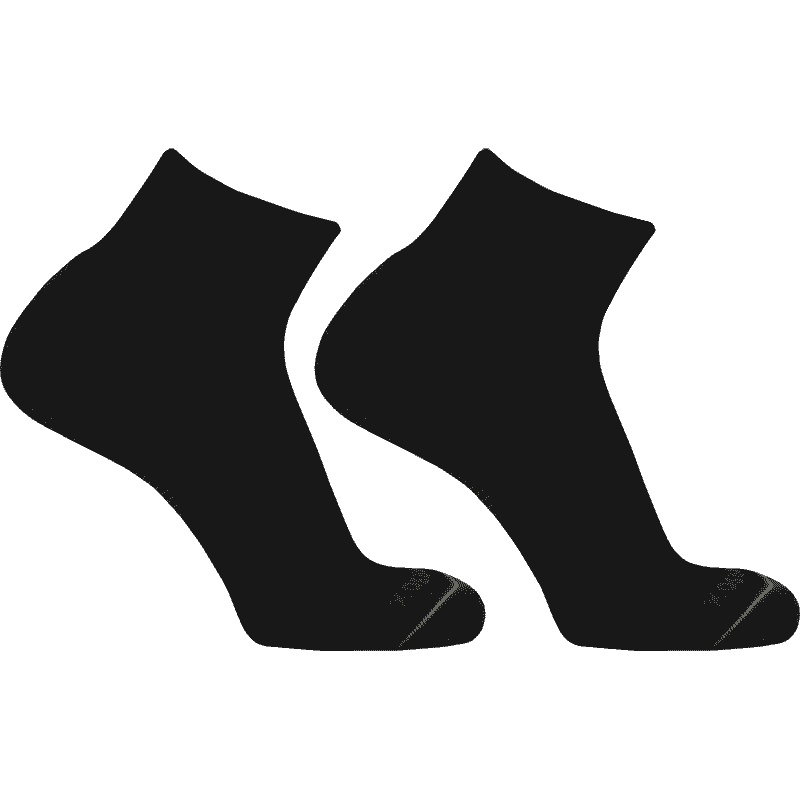 Pearsox All Terrain Series Quarter Socks - Black - HIT a Double