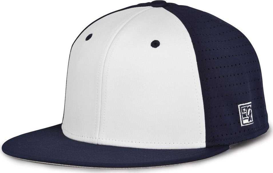 The Game GB998 Perforated GameChanger Cap - Navy White - HIT A Double