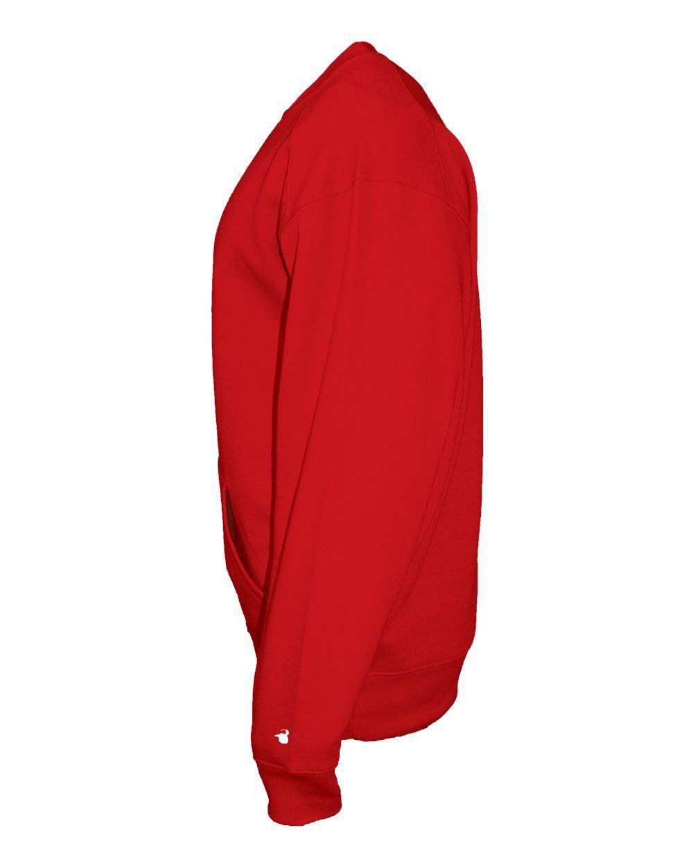 Badger Sport 1252 Pocket Crew - Red - HIT a Double - 2