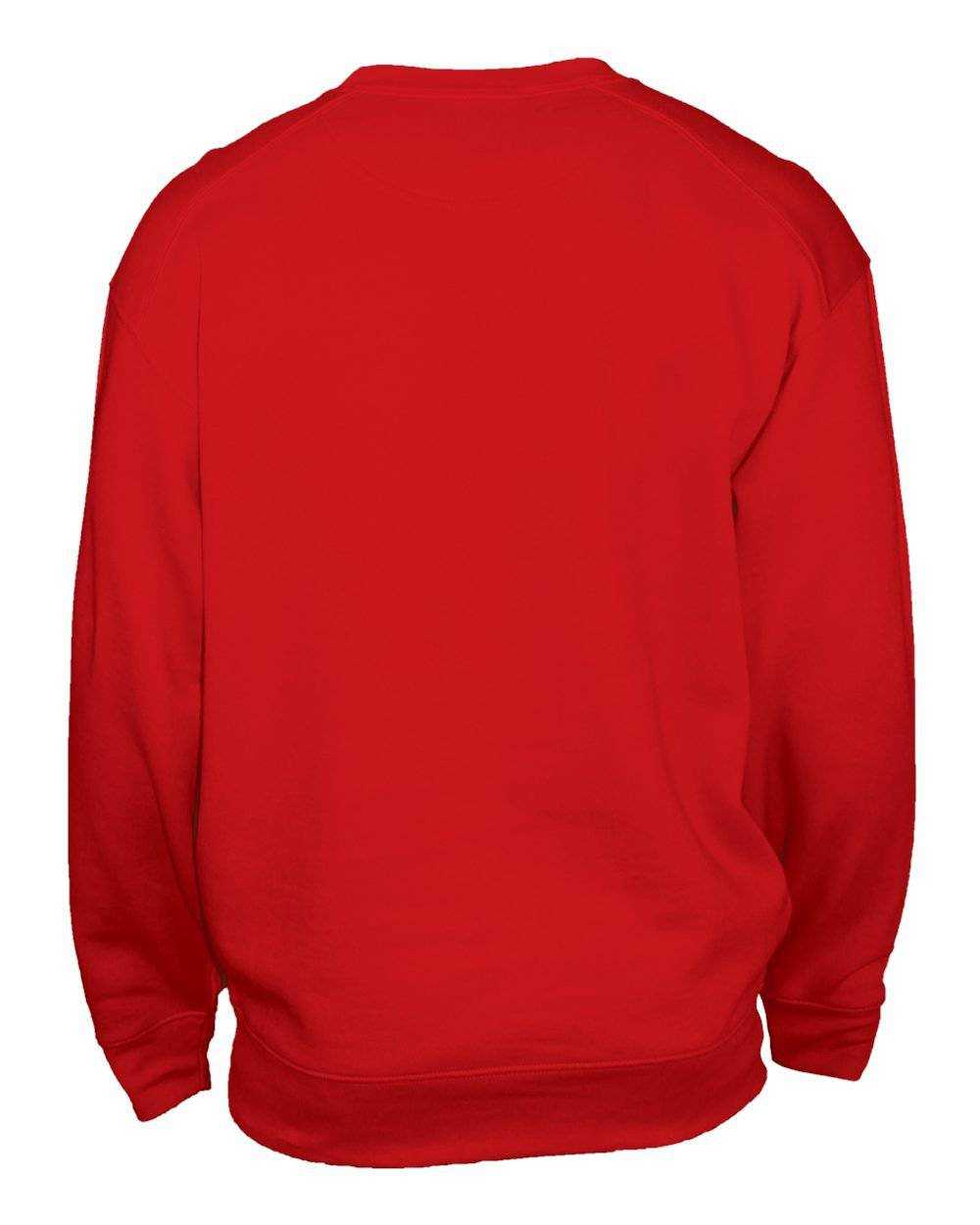 Badger Sport 1252 Pocket Crew - Red - HIT a Double - 3