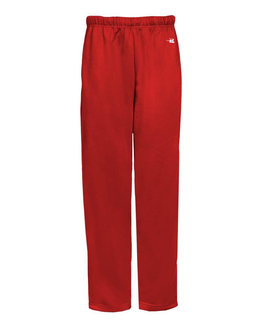 Badger Sport 1478 Performance Open Bottom Pant - Red - HIT a Double - 1