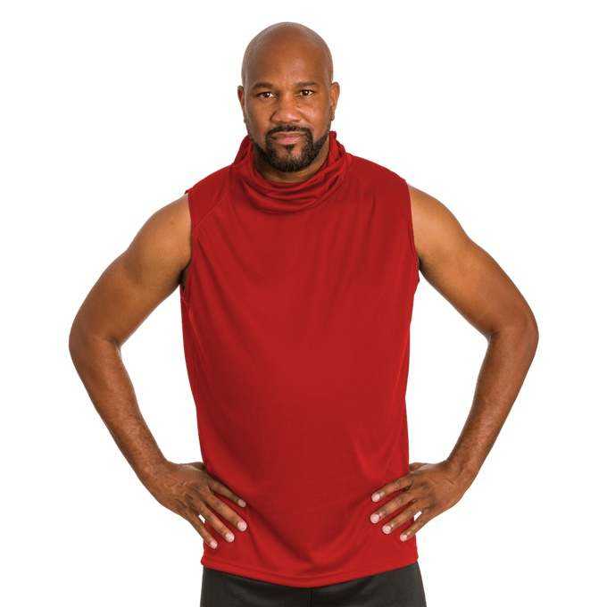 Badger Sport 1923 Adult 2B1 Sleeveless Tee - Red - HIT a Double - 3
