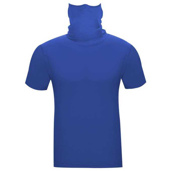 Badger Sport 1928 2B1 Pro-Compression Crew with Mask - Royal - HIT a Double - 1