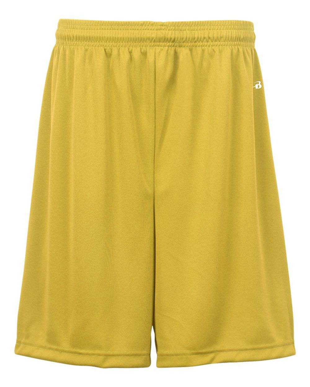 Badger Sport 2107 B-Core Youth 6&quot; Short - Gold - HIT a Double - 1
