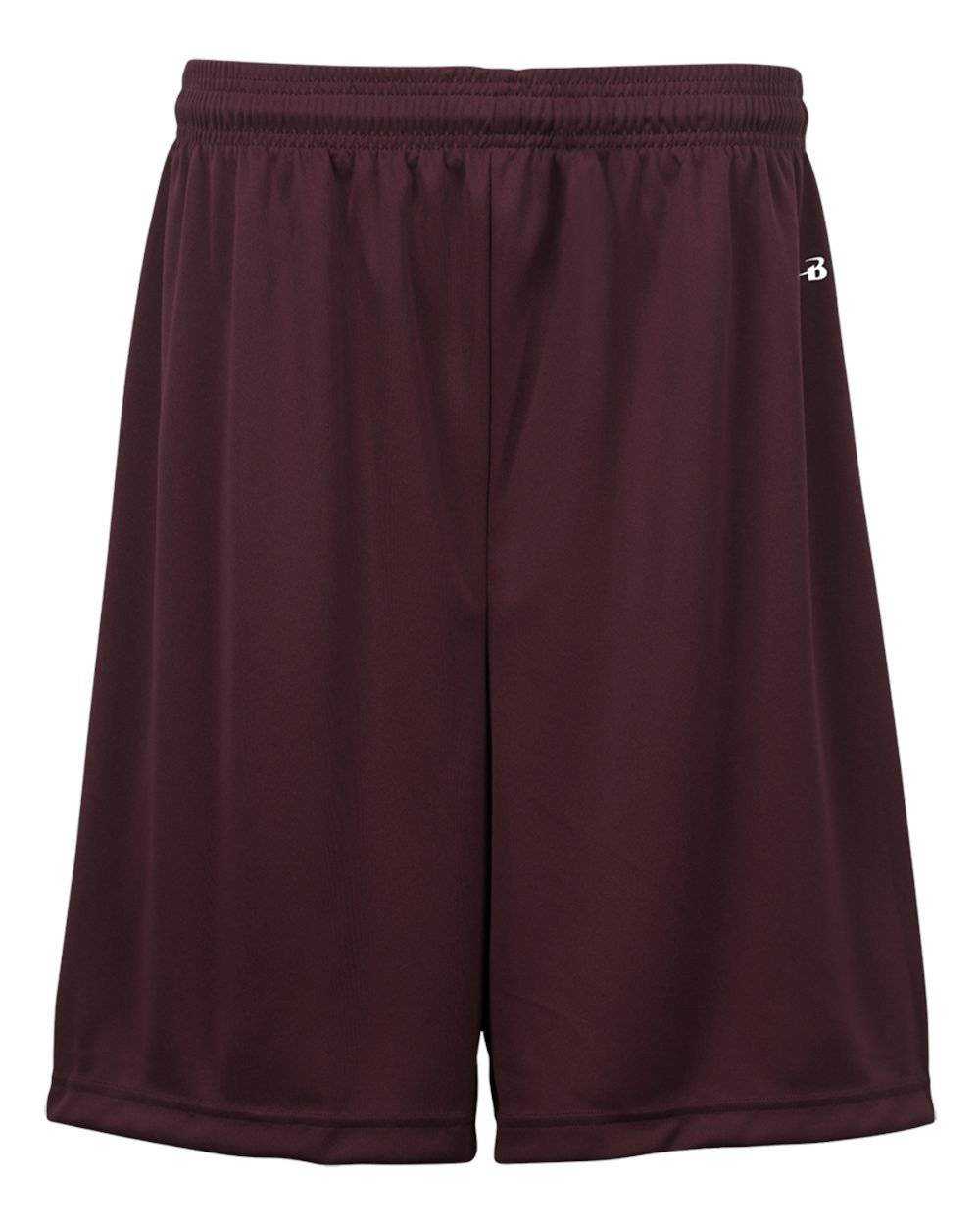 Badger Sport 2107 B-Core Youth 6" Short - Maroon - HIT a Double - 1