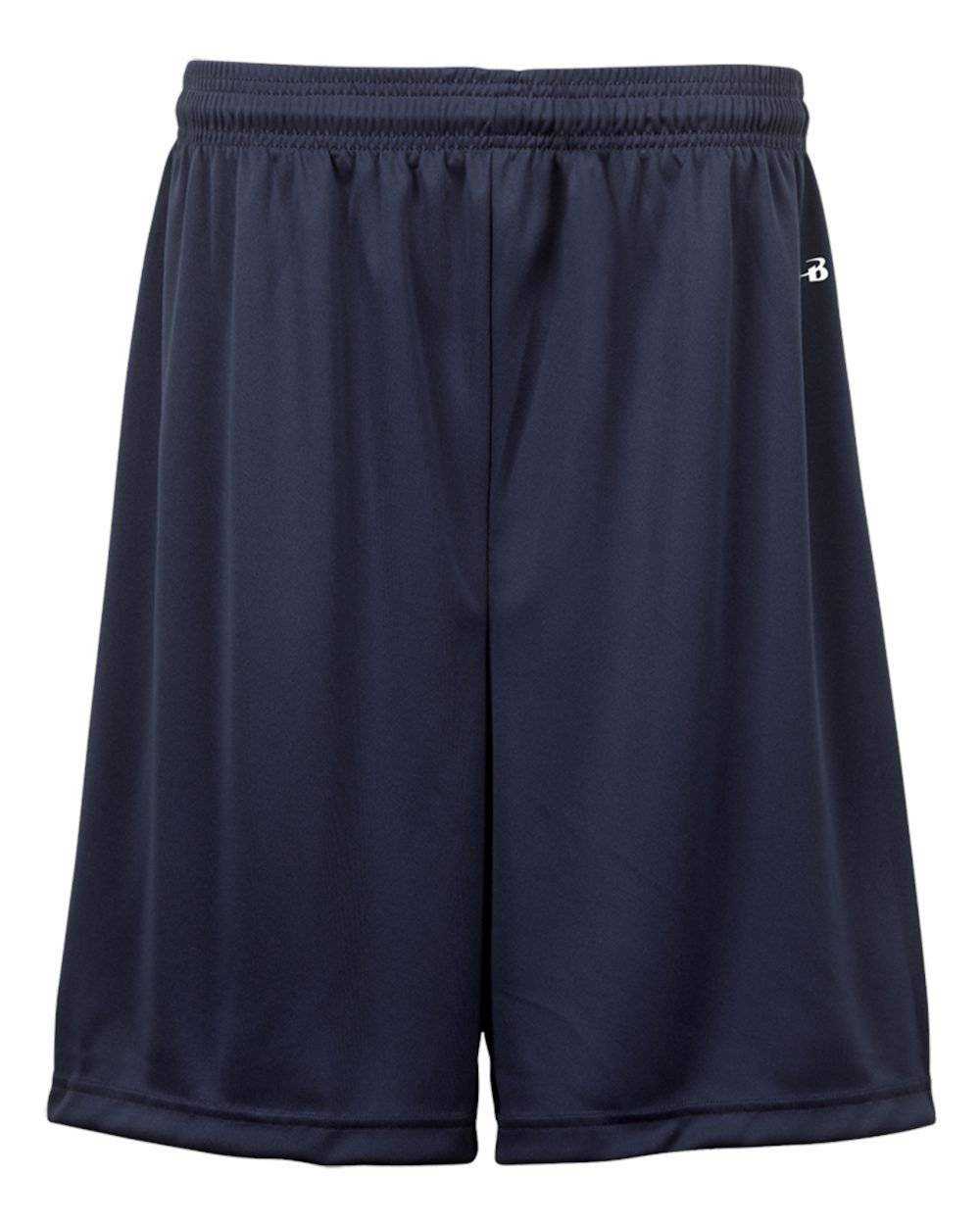 Badger Sport 2107 B-Core Youth 6&quot; Short - Navy - HIT a Double - 1