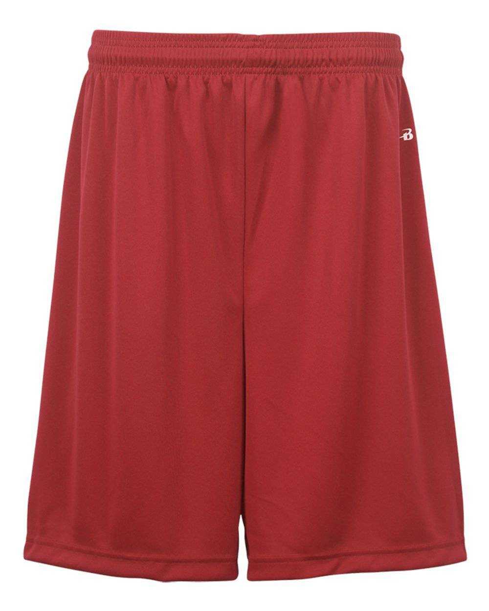 Badger Sport 2107 B-Core Youth 6" Short - Red - HIT a Double - 1