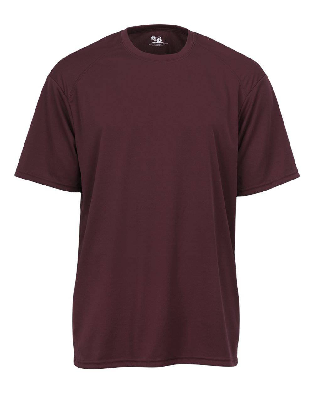Badger Sport 2120 Youth B-Core Tee - Maroon - HIT a Double - 1