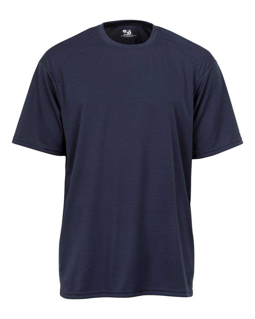 Badger Sport 2120 Youth B-Core Tee - Navy - HIT a Double - 1