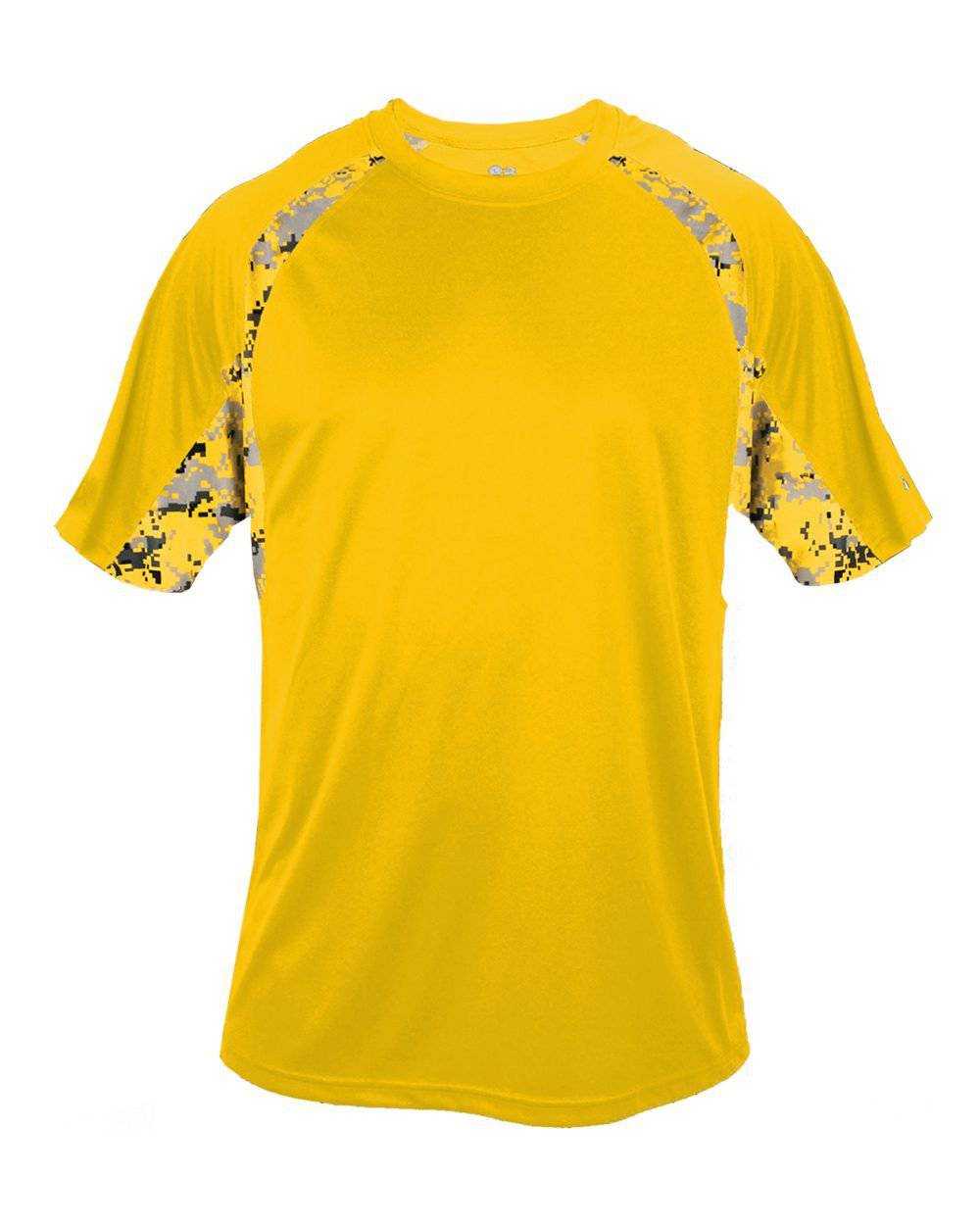 Badger Sport 2140 Digital Hook Youth Tee - Gold Gold Digital - HIT a Double - 1