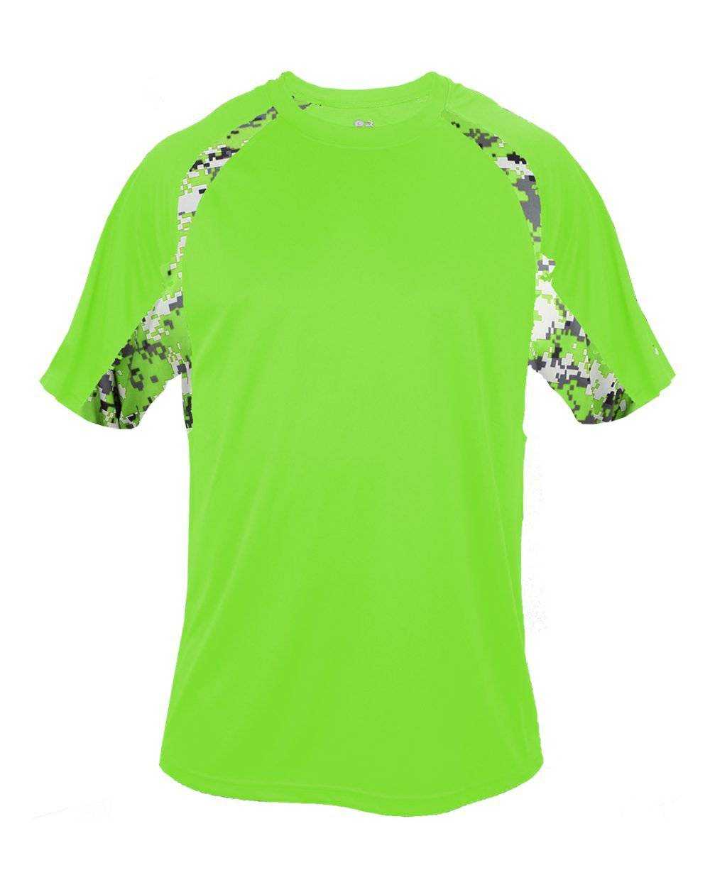 Badger Sport 2140 Digital Hook Youth Tee - Lime Lime Digital - HIT a Double - 1