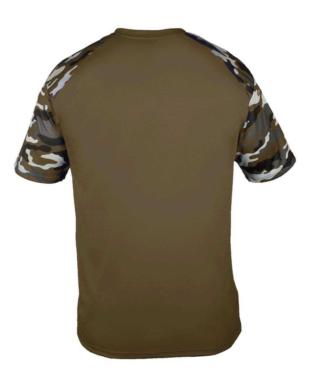 Badger Sport 2141 Camo Sport Youth Tee - OD Green OD Green Camo - HIT a Double - 3