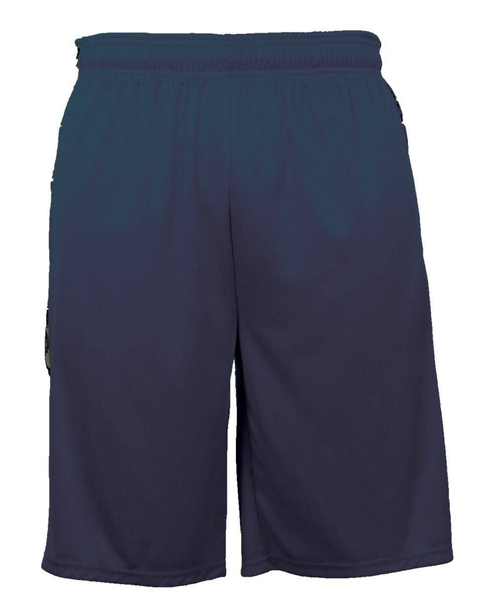 Badger Sport 2189 Digital Panel Youth Short - Navy Navy Camo - HIT a Double - 1