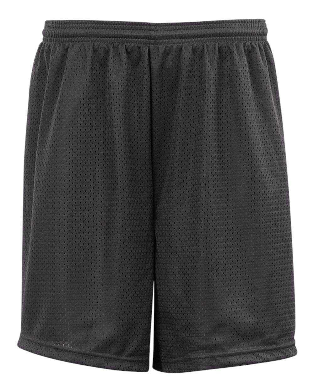 Badger Sport 2207 Youth Mesh/Tricot Short - Graphite - HIT a Double - 1