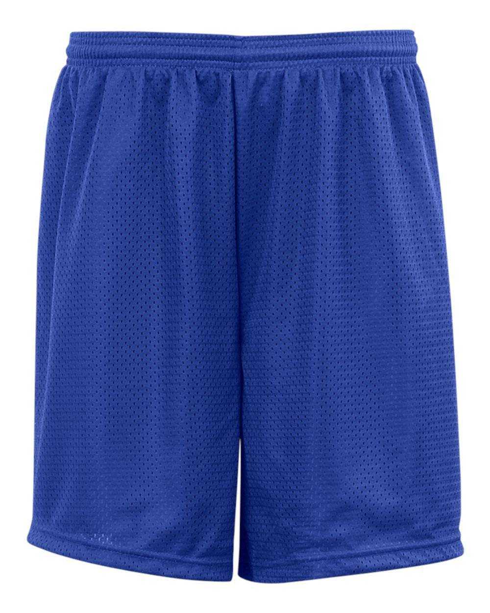 Badger Sport 2207 Youth Mesh/Tricot Short - Royal - HIT a Double - 1