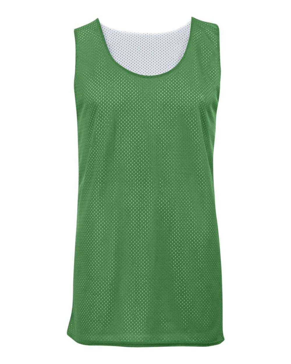 Badger Sport 2529 Youth Mesh Reversible Tank - Kelly White - HIT a Double - 1