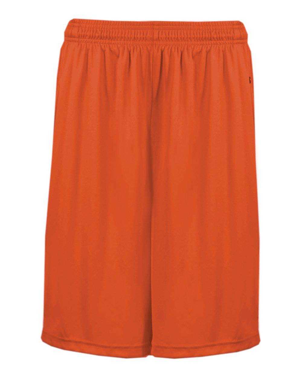 Badger Sport 4119 B-Core Pocketed 10" Short - Orange - HIT a Double - 1