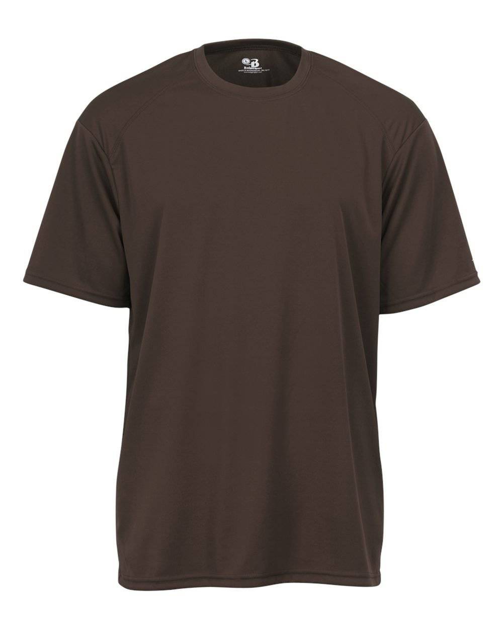 Badger Sport 4120 Adult B-Core Tee - Brown - HIT a Double - 1