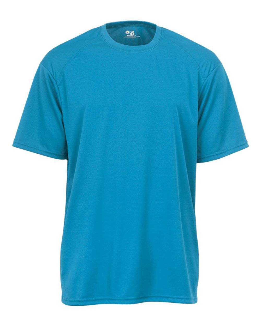 Badger Sport 4120 Adult B-Core Tee - Electric Blue - HIT a Double - 1