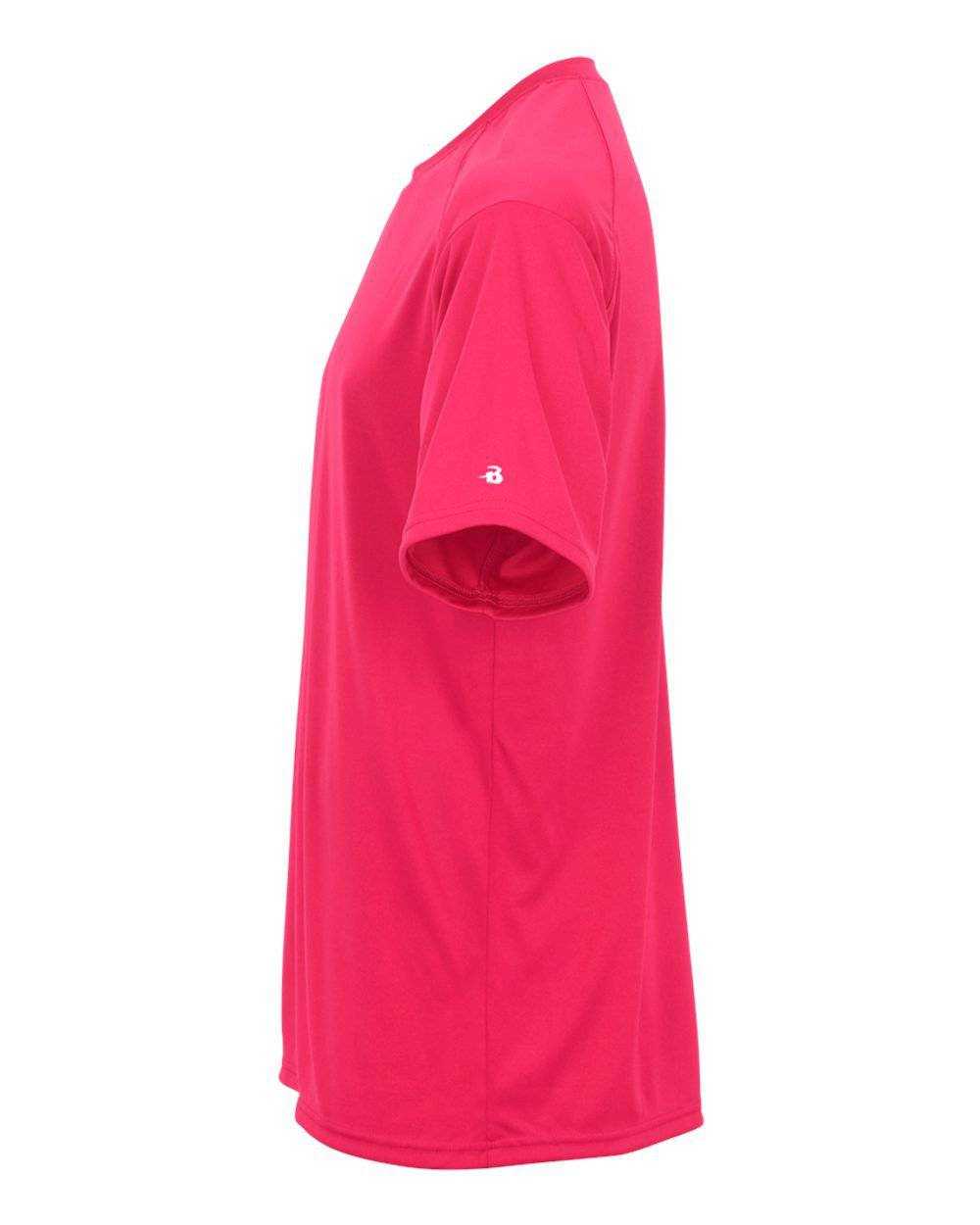 Badger Sport 4120 Adult B-Core Tee - Hot Pink - HIT a Double - 2