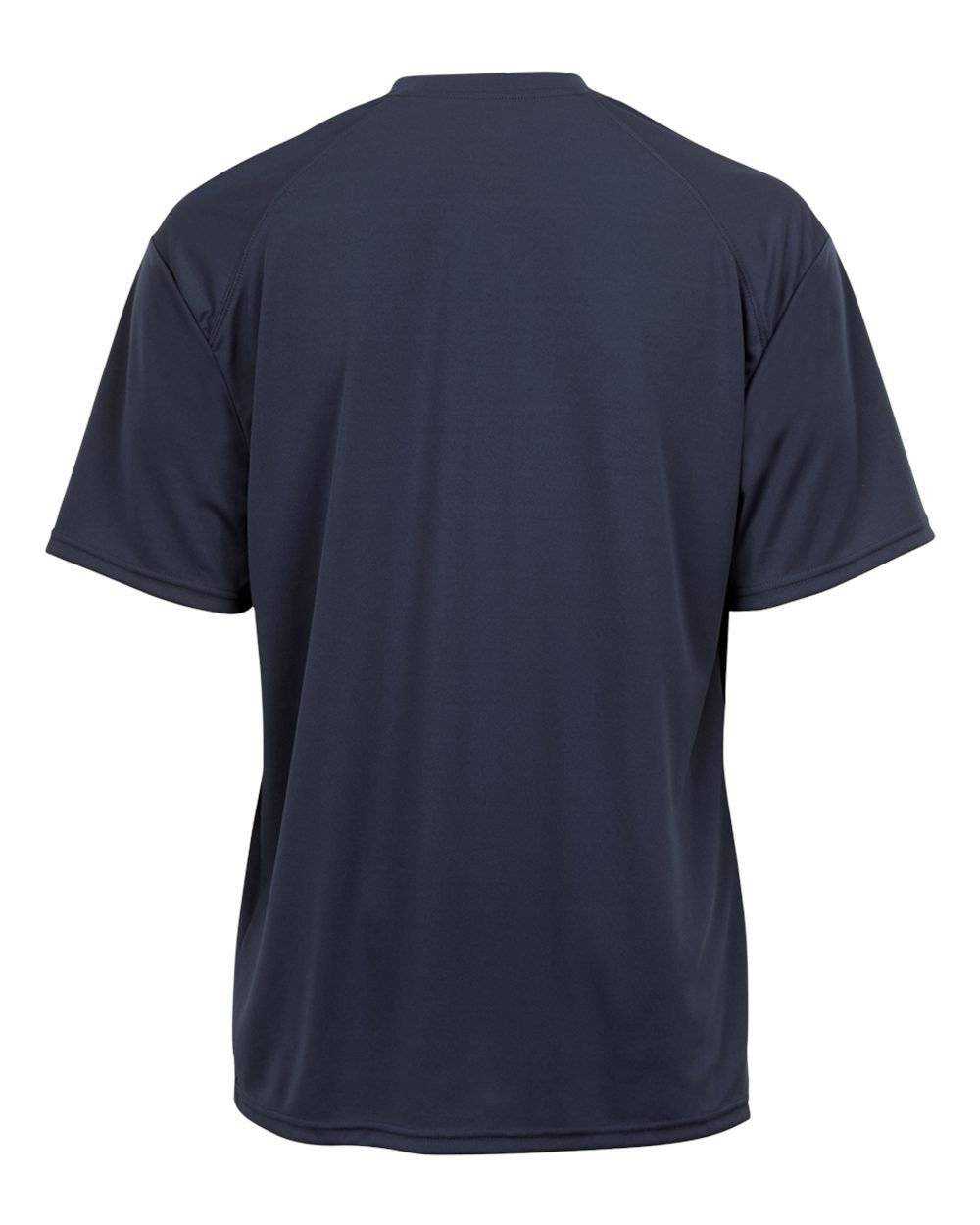 Badger Sport 4120 Adult B-Core Tee - Navy - HIT a Double - 3