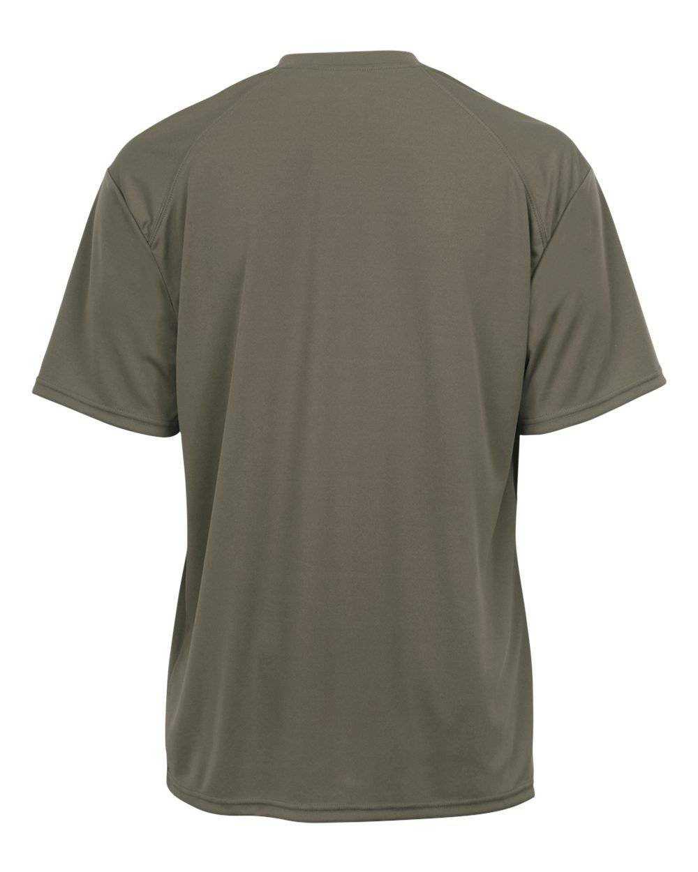 Badger Sport 4120 Adult B-Core Tee - OD Green - HIT a Double - 3