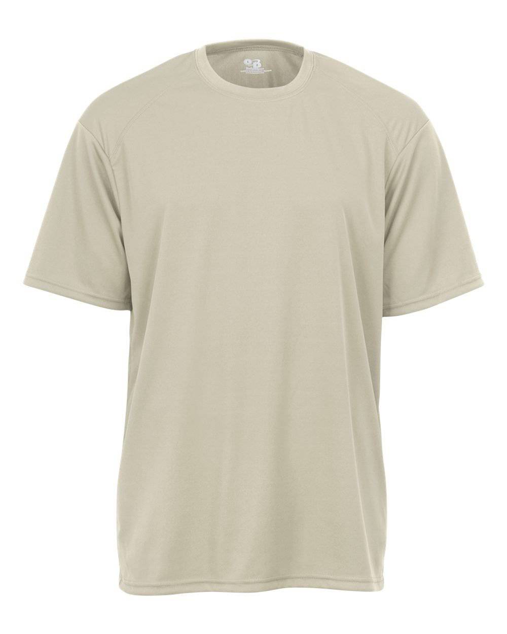 Badger Sport 4120 Adult B-Core Tee - Sand - HIT a Double - 1