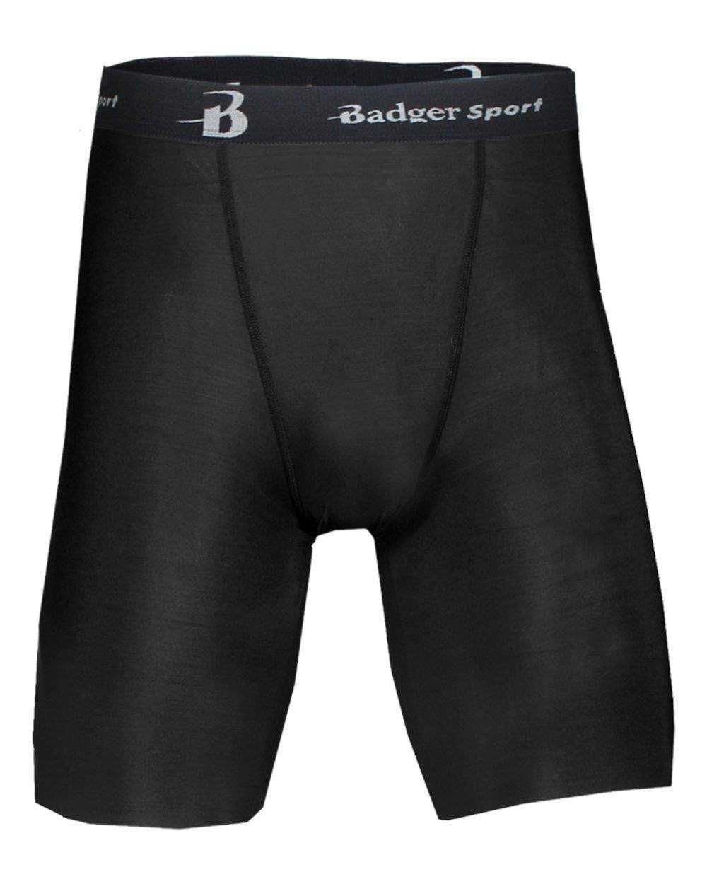 Badger Sport 4607 B-Fit Compression Short - Black - HIT a Double - 1