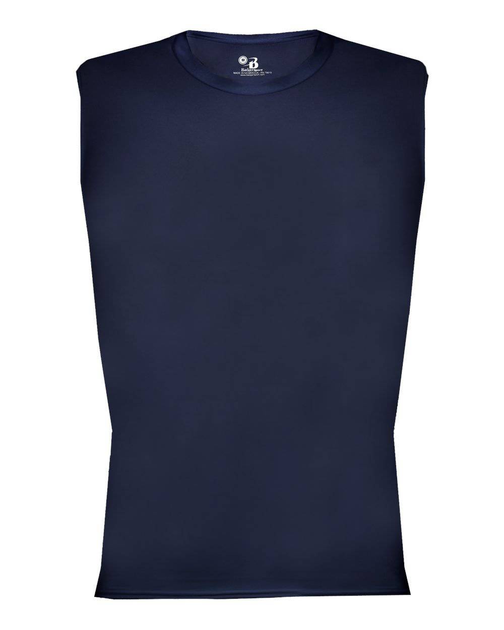 Badger Sport 4631 Pro-Compression Sleeveless - Navy - HIT a Double - 1