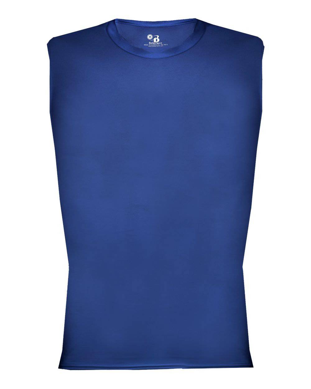 Badger Sport 4631 Pro-Compression Sleeveless - Royal - HIT a Double - 1
