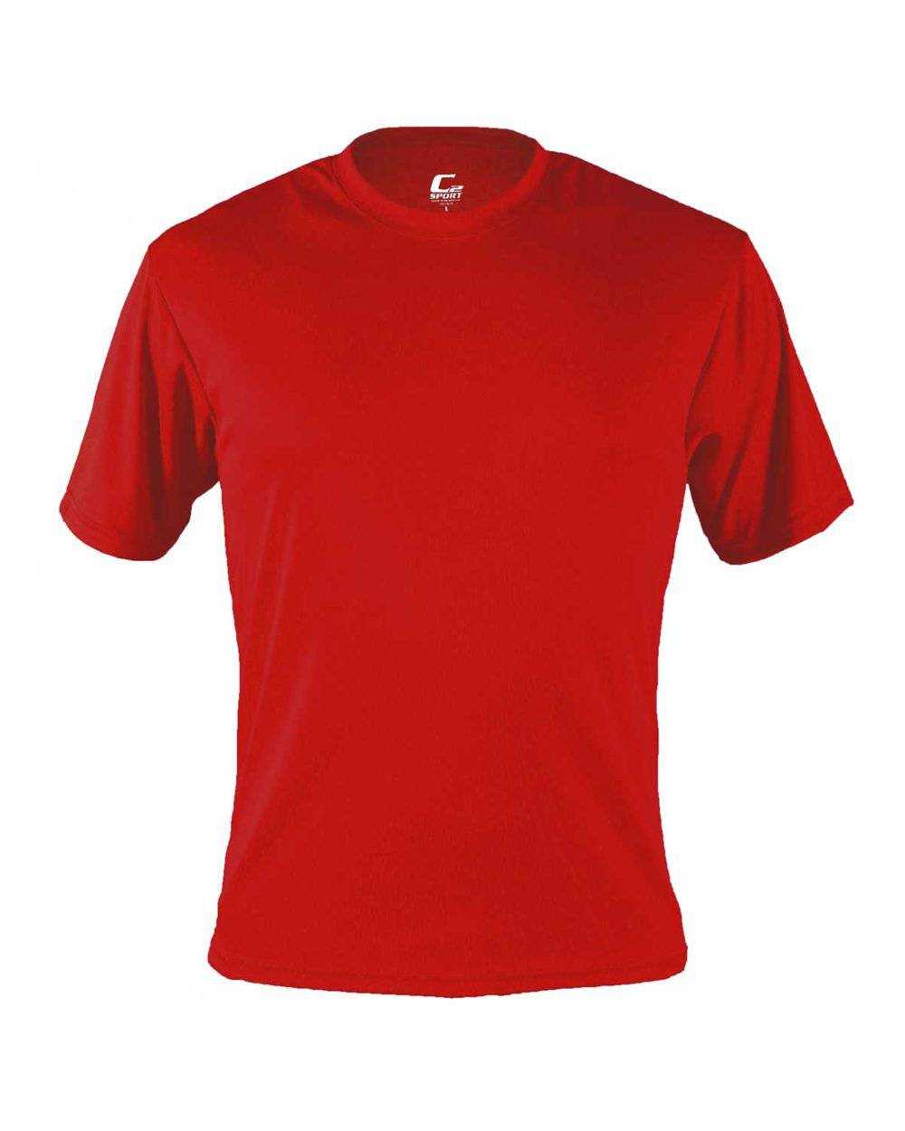 C2 Sport 5100 Performance Tee - Red - HIT a Double - 1