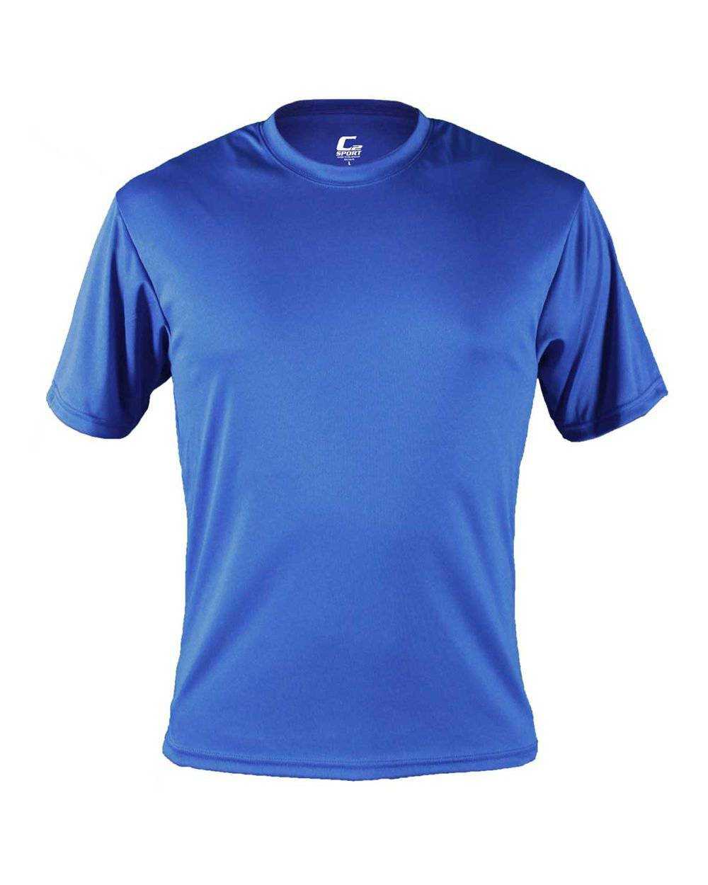 C2 Sport 5100 Performance Tee - Royal - HIT a Double - 1