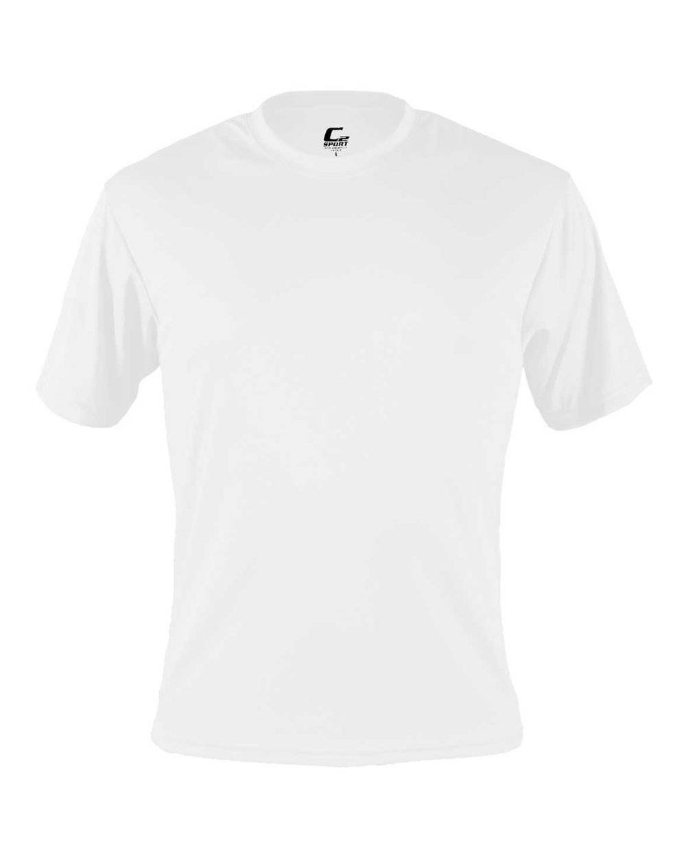 C2 Sport 5100 Performance Tee - White - HIT a Double - 1