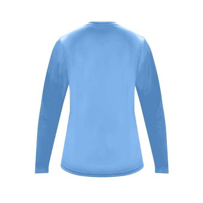 C2 Sport 5104 Long Sleeve Performance Tee - Columbia Blue - HIT a Double - 4
