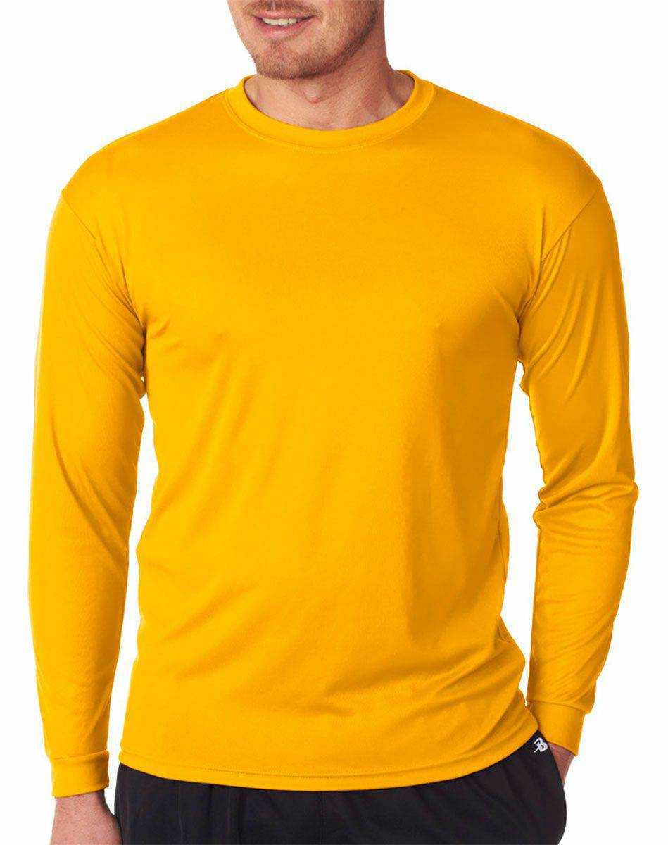 C2 Sport 5104 Long Sleeve Performance Tee - Gold - HIT a Double - 1