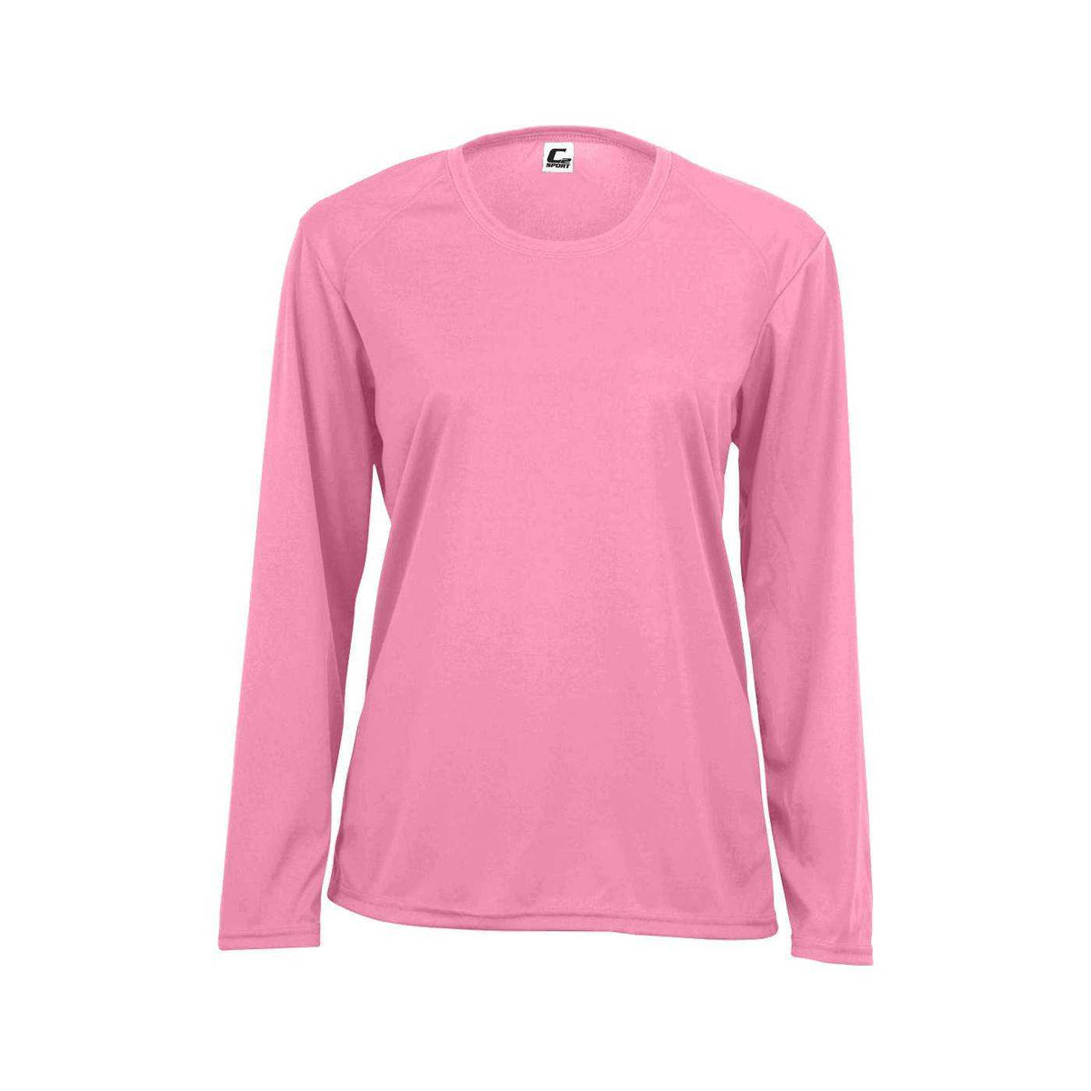 C2 Sport 5104 Long Sleeve Performance Tee - Pink - HIT a Double - 2