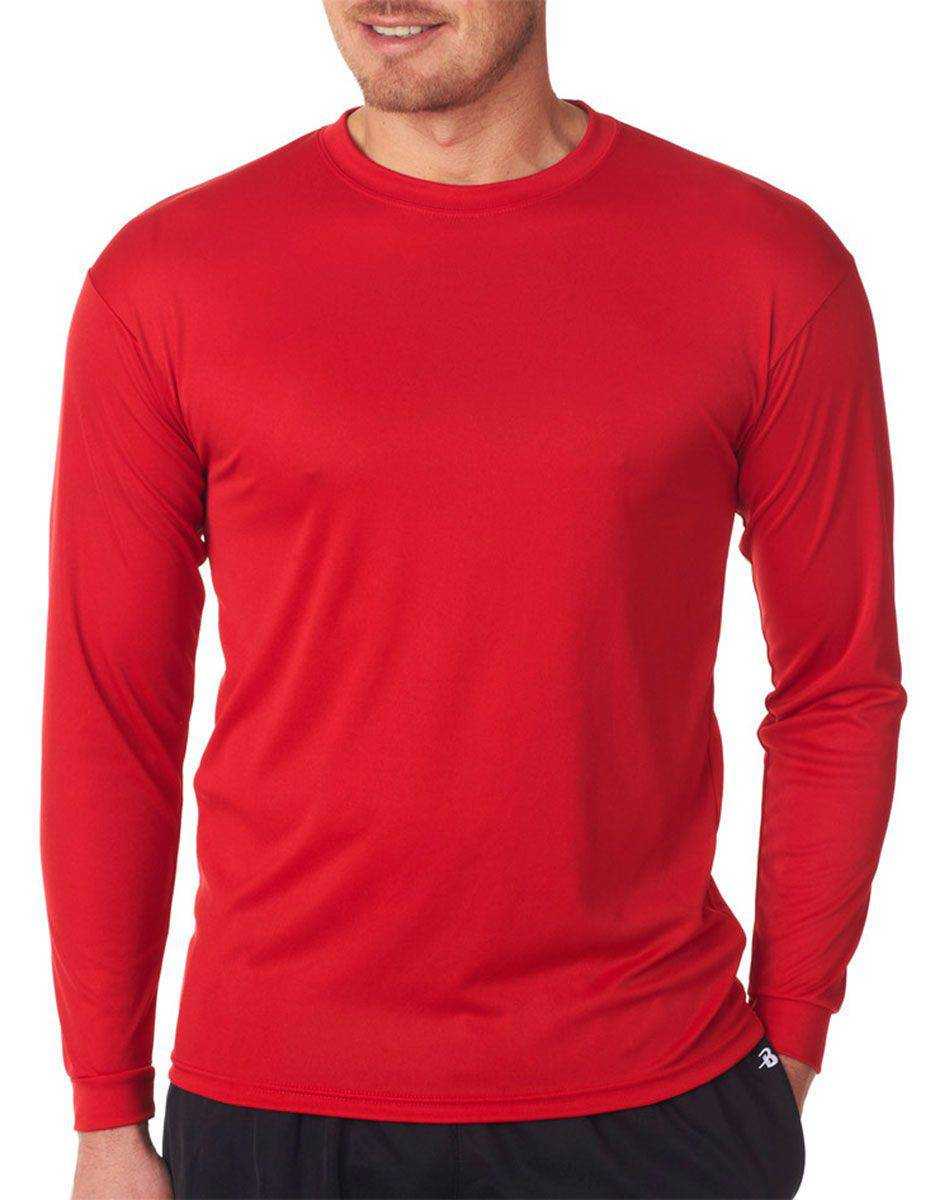 C2 Sport 5104 Long Sleeve Performance Tee - Red - HIT a Double - 1