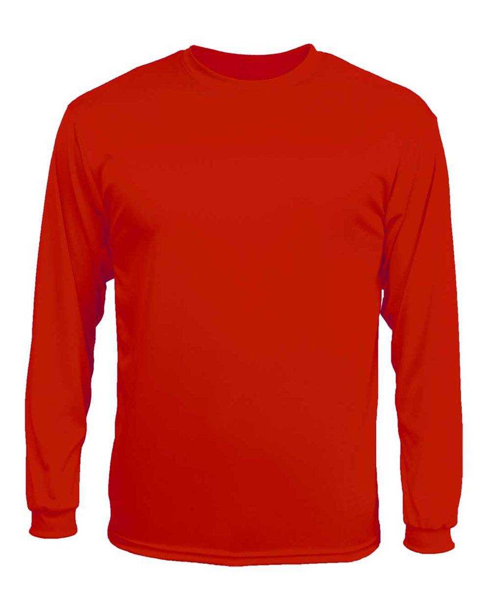 C2 Sport 5104 Long Sleeve Performance Tee - Red - HIT a Double - 2