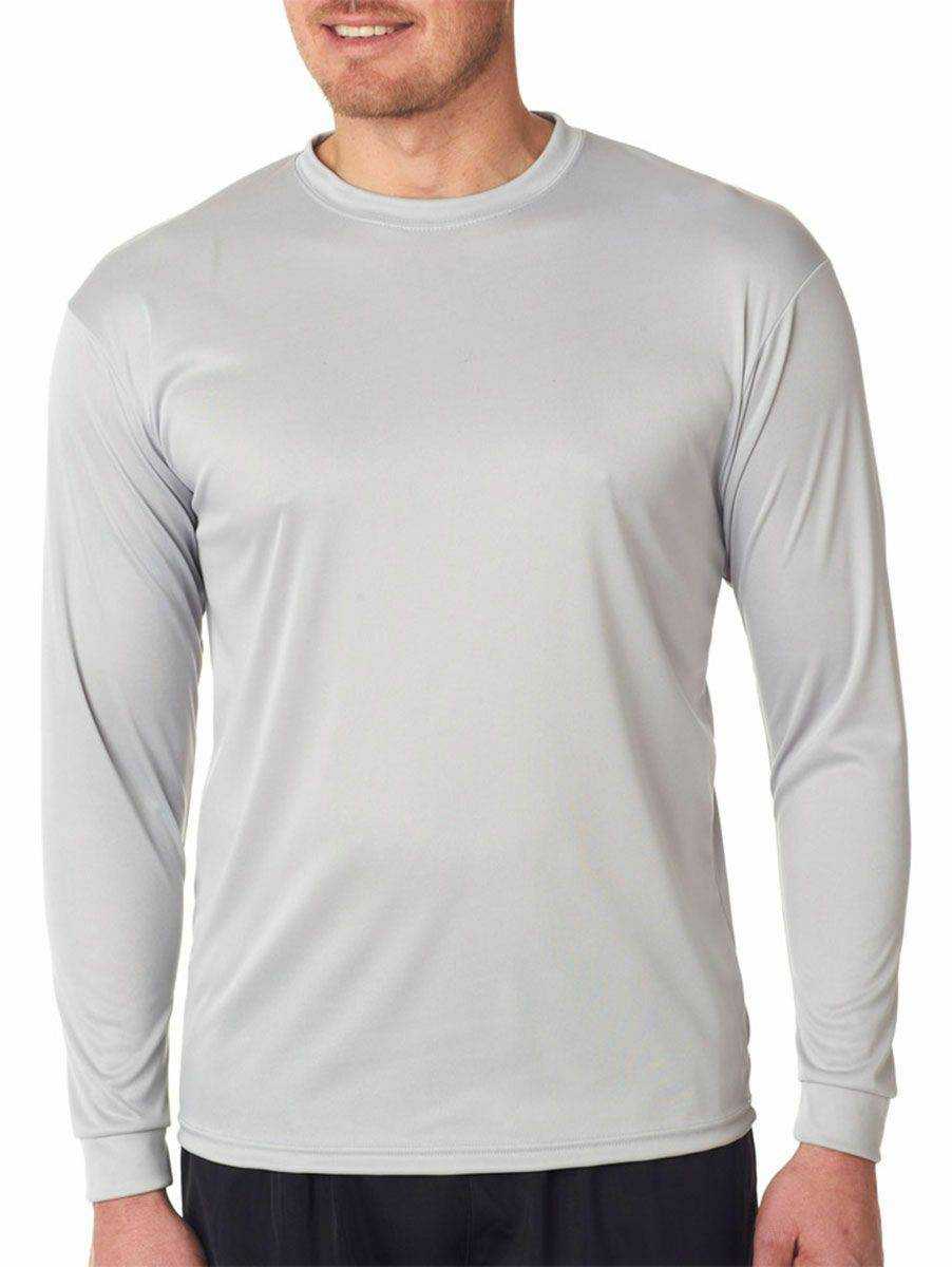 C2 Sport 5104 Long Sleeve Performance Tee - Silver - HIT a Double - 1