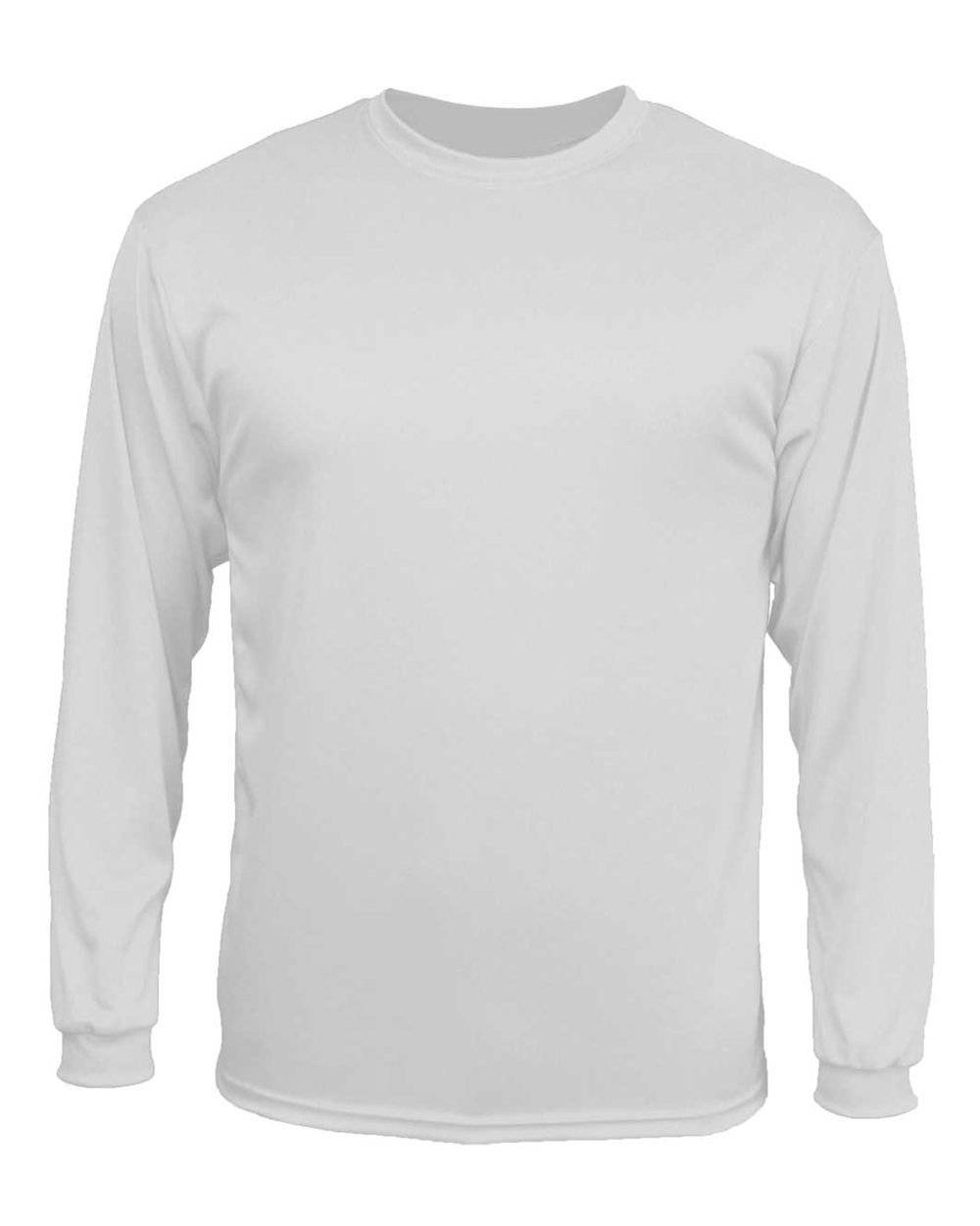 C2 Sport 5104 Long Sleeve Performance Tee - Silver - HIT a Double - 2