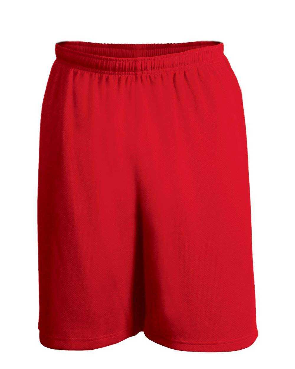 C2 Sport 5137 Mock Mesh 7" Short - Red - HIT a Double - 1