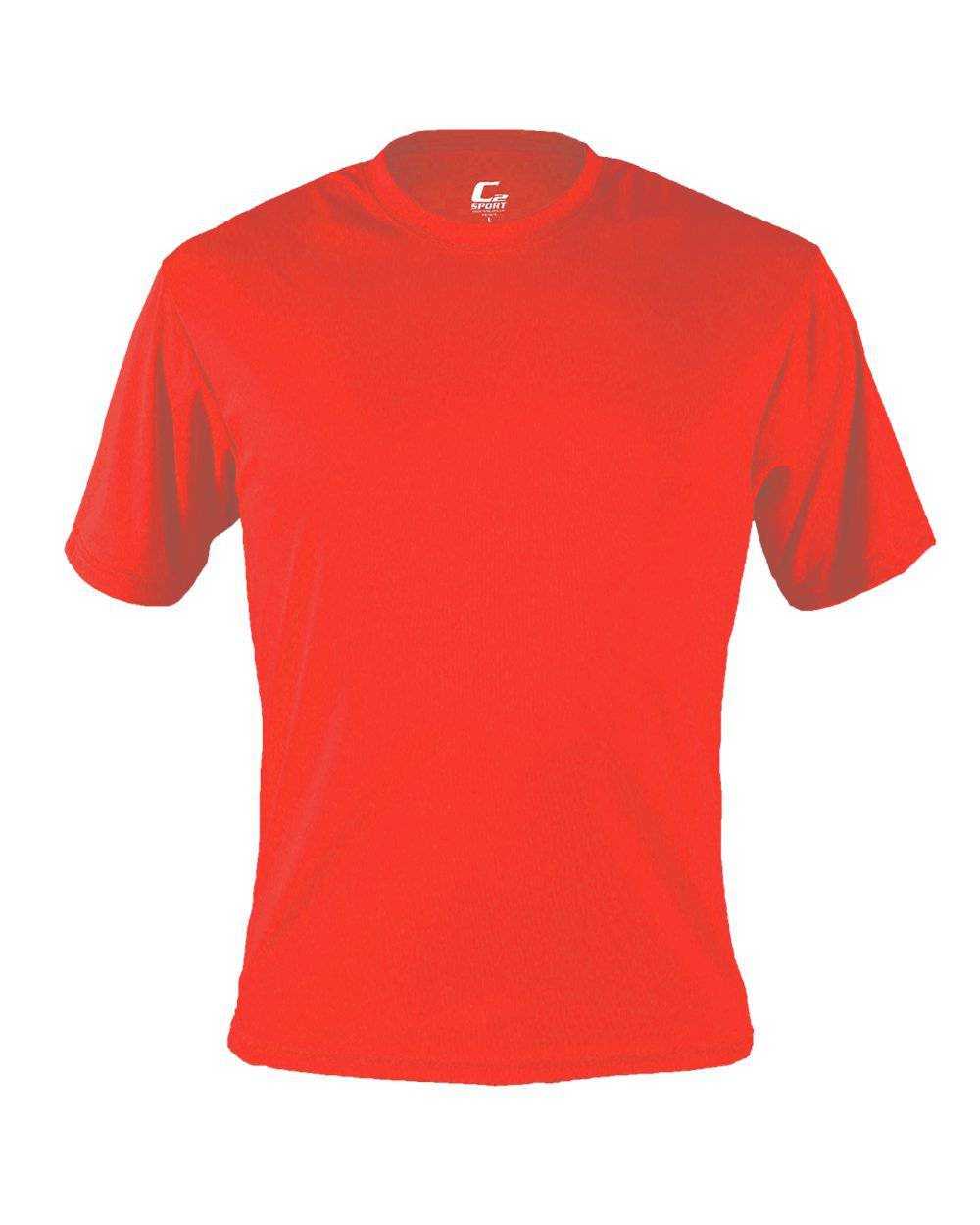 C2 Sport 5200 Performance Youth Tee - Hot Coral - HIT a Double - 1
