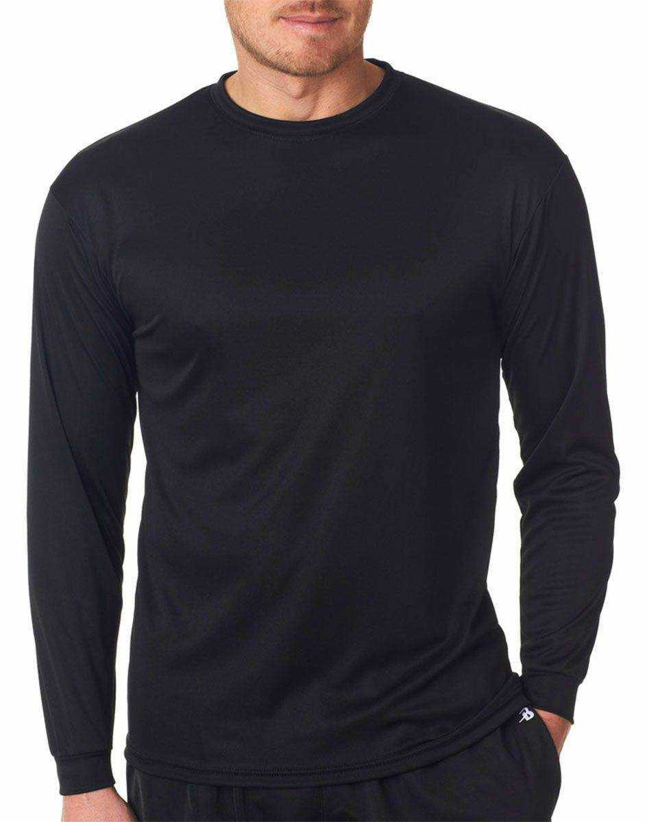 C2 Sport 5204 Long Sleeve Youth Tee - Black - HIT a Double - 1