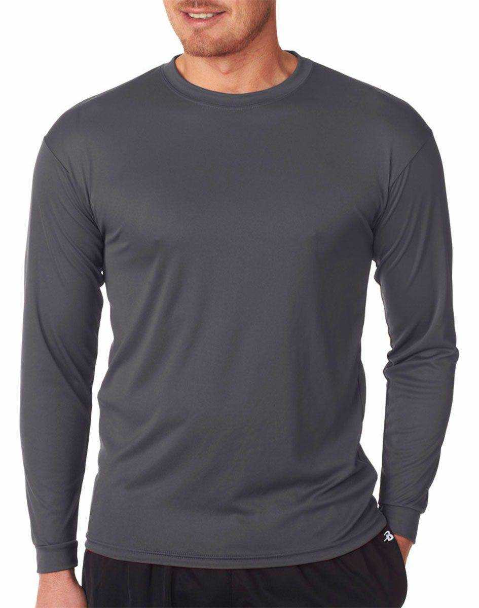 C2 Sport 5204 Long Sleeve Youth Tee - Graphite - HIT a Double - 1