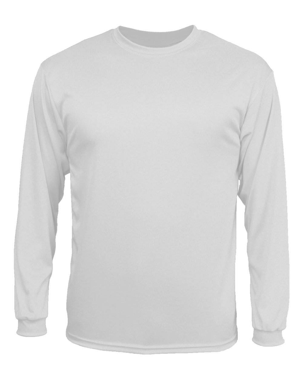 C2 Sport 5204 Long Sleeve Youth Tee - Light Gray - HIT a Double - 2