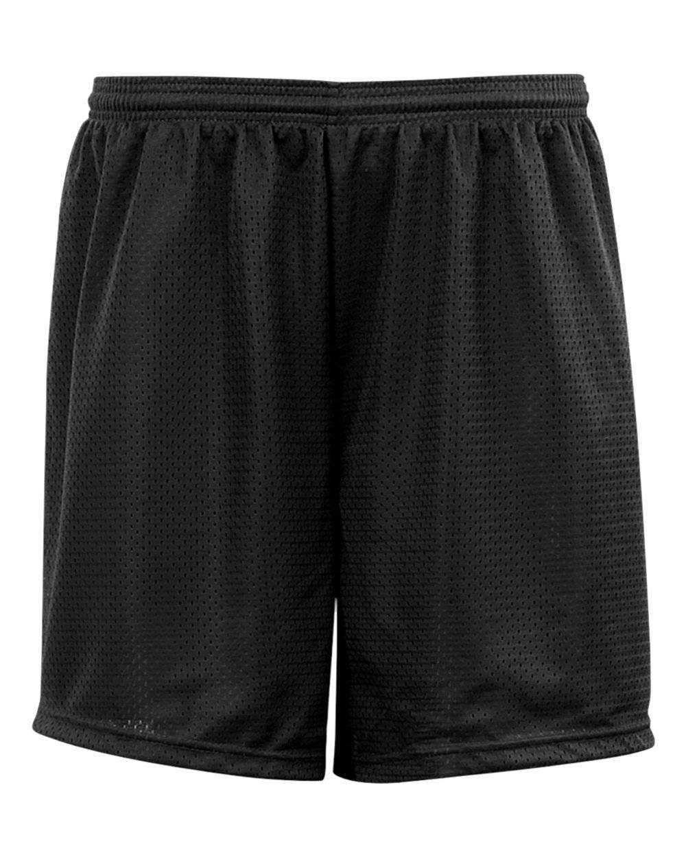 C2 Sport 5209 Youth Mesh 6" Short - Black - HIT a Double - 1