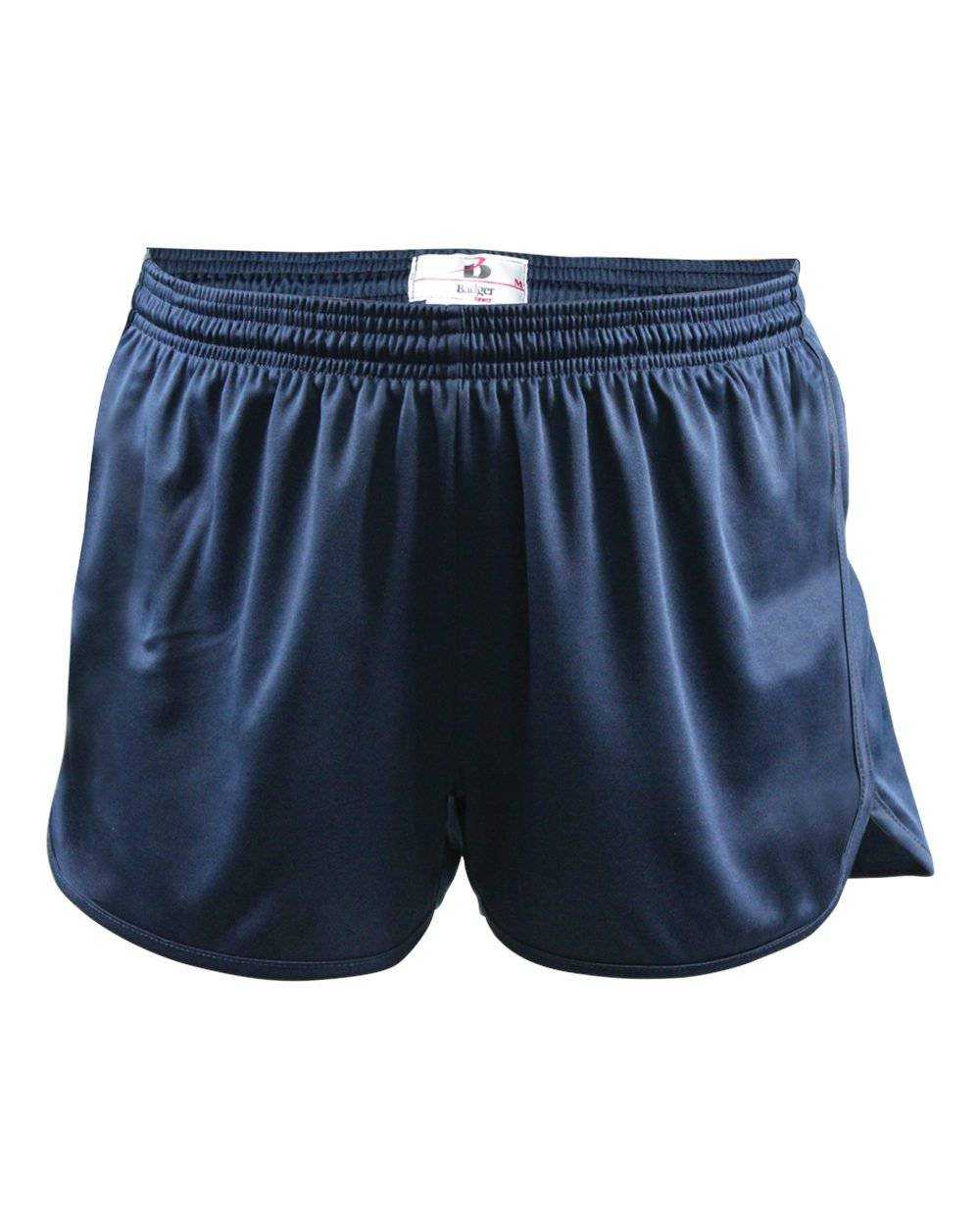 Badger Sport 7272 B-Core Mens Track Short - Navy - HIT a Double - 1