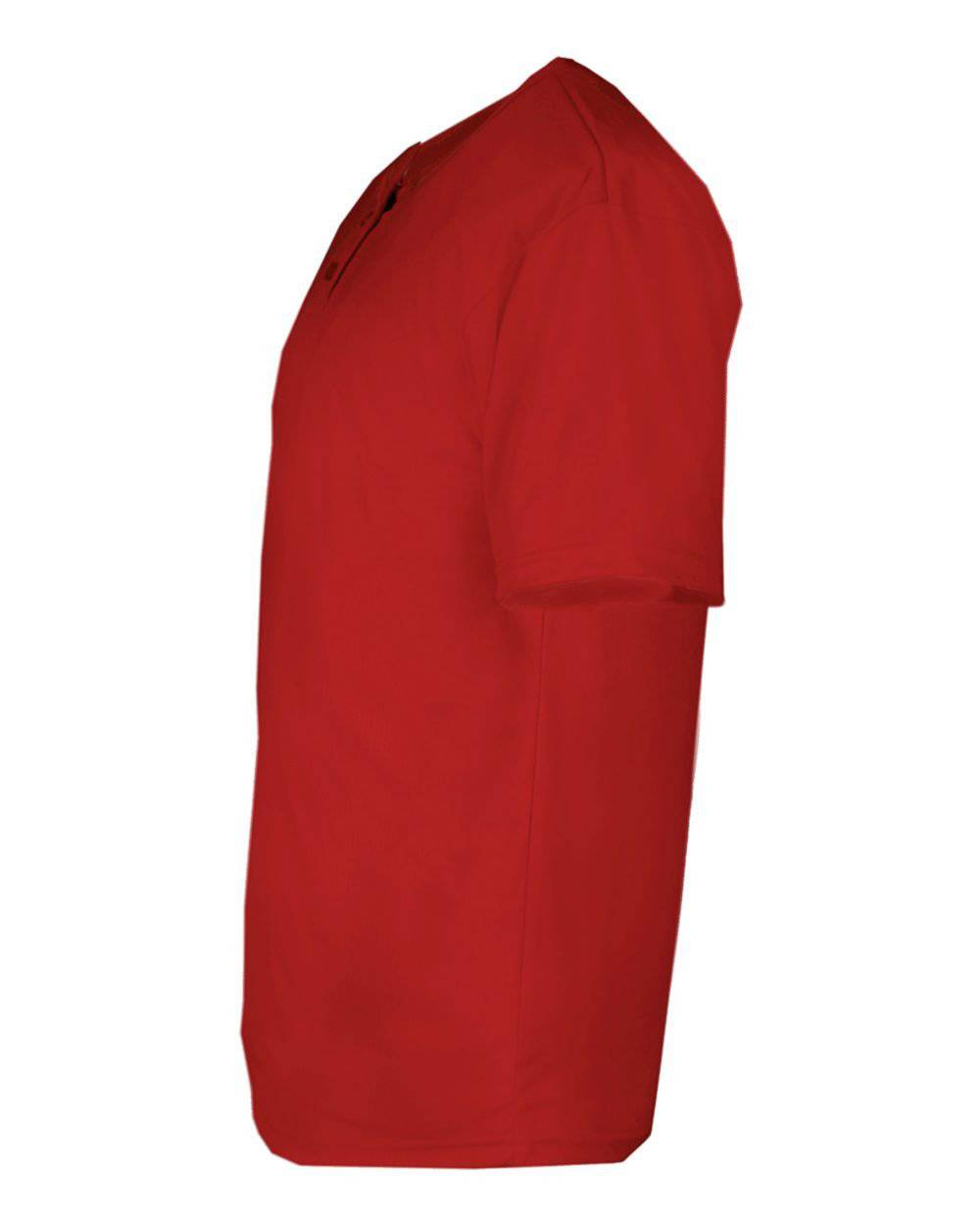 Badger Sport 7930 Adult B-Core Placket - Red - HIT a Double - 2