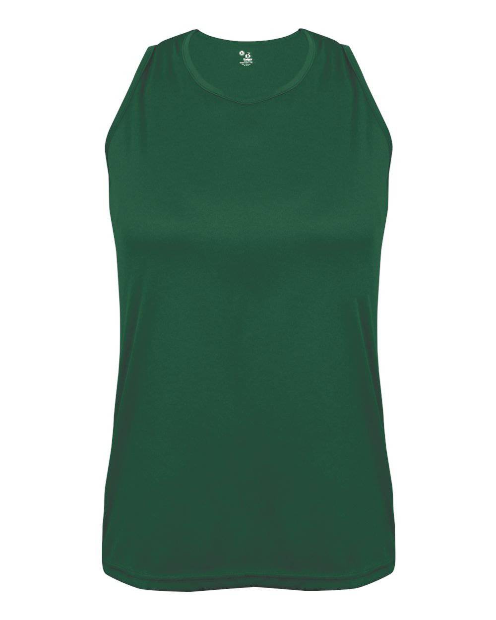 Badger Sport 8962 B-Core Ladies Singlet - Forest - HIT a Double - 1